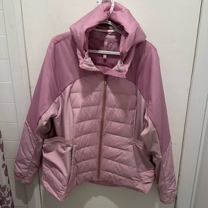 Lululemon Down For it All Jacket, Pink, Size 20